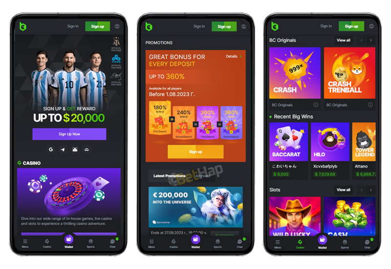 Explore the Features of BC Game Mobile App